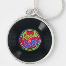 Search for vinyl record key rings Rock and roll
