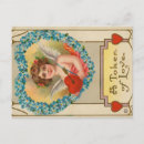 Search for vintage valentine postcards Retro