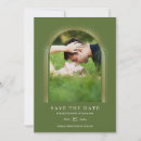 Search for olive green and gold wedding save the dates Minimalist