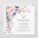 Search for dusty blue birthday invitations Typography