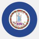Search for virginia state flag stickers United states