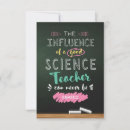 Search for science teacher thank you cards School