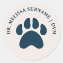 Search for paw round stickers Vet