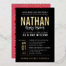 Search for red black gold invitations Typography