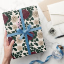 Search for dark red wrapping paper Vintage