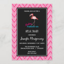 Search for flocking invitations Pink flamingo