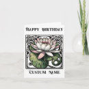 Search for birth month cards Water lily