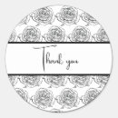 Search for white rose wedding stickers Black and white
