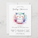 Search for unique owl invitations Watercolor