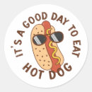 Search for hot dog with mustard stickers Bbq