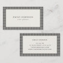 Search for ivory business cards Modern