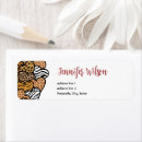 Search for red zebra return address labels Wild
