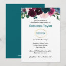 Search for teal hens party invitations Floral
