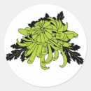 Search for chrysanthemum stickers Green