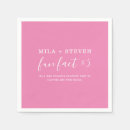 Search for fun cocktail wedding napkins Typography