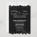 Search for fire wedding invitations Black