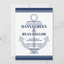 Search for sailor wedding invitations Navy