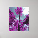 Search for purple tree canvas prints Nature