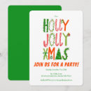 Search for holly christmas invitations Elegant