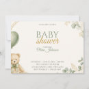 Search for green teddy bear invitations Baby