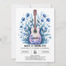 Search for guitar invitations Blue