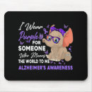Search for elephant mousepads Purple