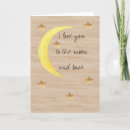 Search for to the moon and back cards Gold