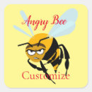 Search for flying bee stickers Honeybee