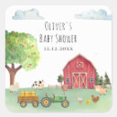Search for red tractor stickers Farm animals