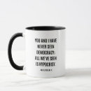 Search for democracy mugs Protest