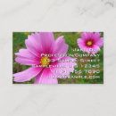 Search for cosmos business cards Floral