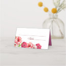 Search for floral wedding place cards Pink flowers