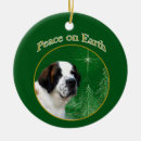 Search for saint bernard christmas tree decorations St bernard dog