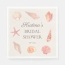 Search for bridal luncheon napkins Coastal