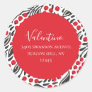 Search for vintage address stickers Colourful