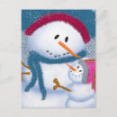Search for snowman painting postcards Snowmen