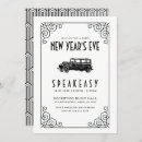 Search for 1920s new years eve party invitations Speakeasy