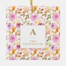 Search for feminine christmas tree decorations Floral pattern