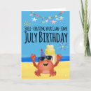 Search for crab birthday cards Kids