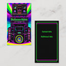 Search for stereo business cards Deejay