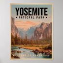 Search for vintage yosemite national park posters Half dome