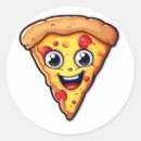 Search for happy food stickers Illustration