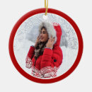 Search for 2 sided christmas tree decorations Red