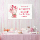 Search for teddy bear birthday banners Welcome