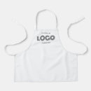 Search for your logo here aprons Black and white