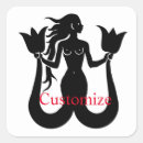 Search for mermaid and sea creatures stickers Beach