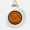 Search for orange and black christmas tree decorations Funny