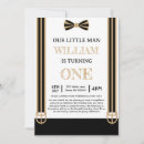 Search for bow tie birthday invitations Mr onederful