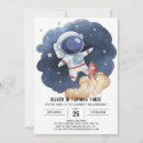 Search for outerspace invitations Watercolor