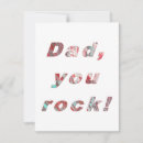 Search for rocks cards Dad